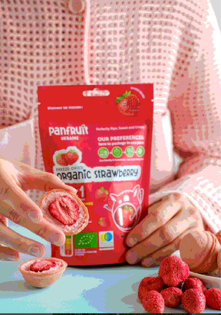 Полуниця сублімована ціла Panfruit 15 г - Фото 2 Полуниця сублімована ціла Panfruit 15 г - зображення 2