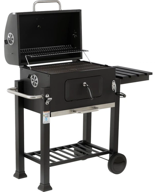 Grill węglowy Lund 99927 Deluxe z rusztem żeliwnym 54 × 37 cm (5906083126178) - obraz 4
