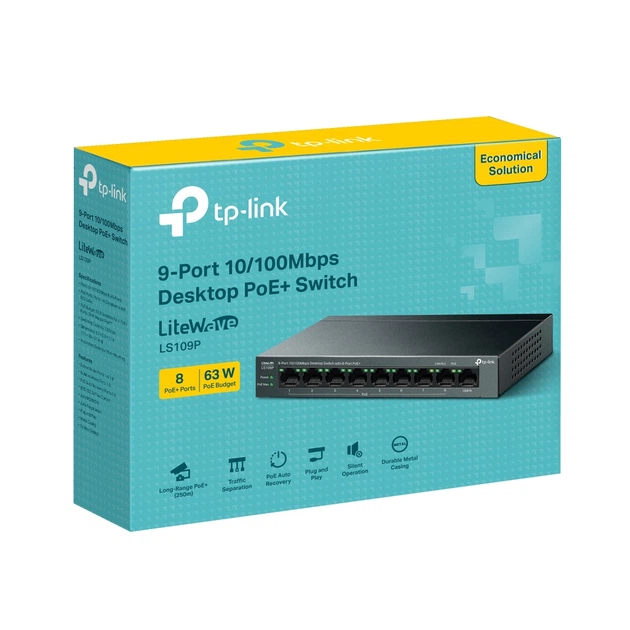 Коммутатор сетевой D-Link LS109P - Фото 4 Коммутатор сетевой D-Link LS109P - изображение 4