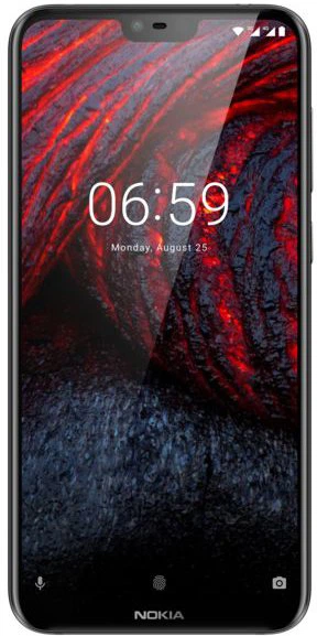 Мобильный телефон Nokia 6.1 Plus 4/64GB Dual Sim Black - Фото 1 Мобильный телефон Nokia 6.1 Plus 4/64GB Dual Sim Black - изображение 1