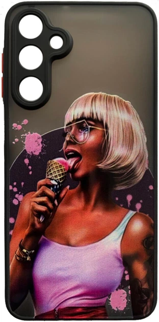 Чохол Avantis Icecream Series для Samsung A16 Black - Фото 1 Чохол Avantis Icecream Series для Samsung A16 Black - изображение 1