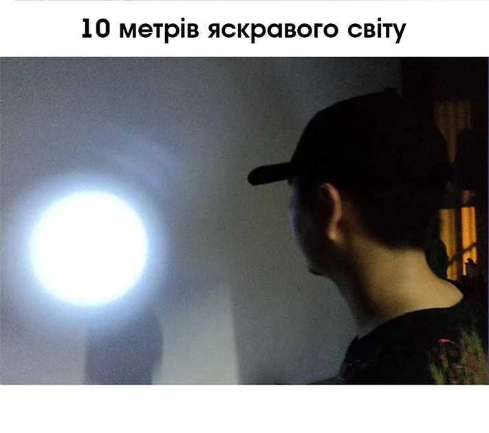 Кепка із вбудованим LED-ліхтариком - зображення 7