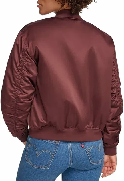 Женский бомбер Levi's 40р, L, красный - изображение 3