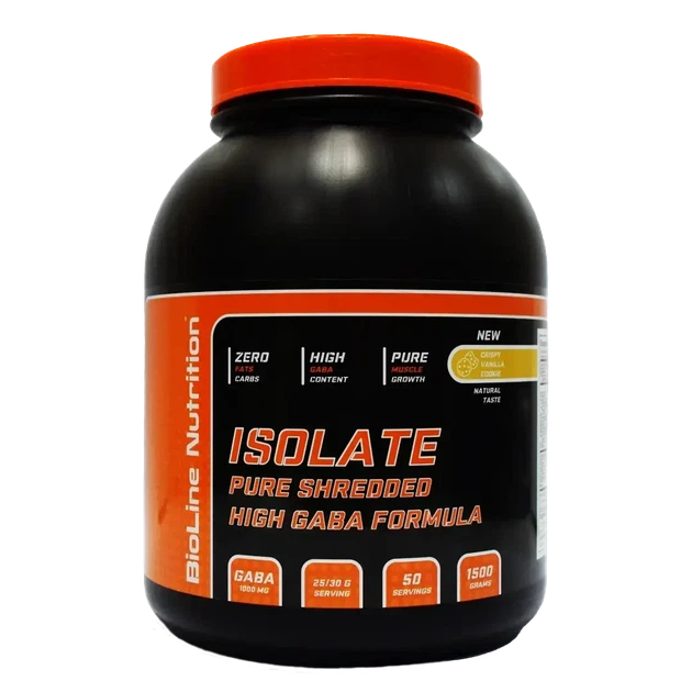 Изолят ISOLATE Pure Shredded High + GABA FORMULA 95% белка (1,5 кг / банка) для набора сухой мышечной массы и роста мышц + Шейкер - изображение 5