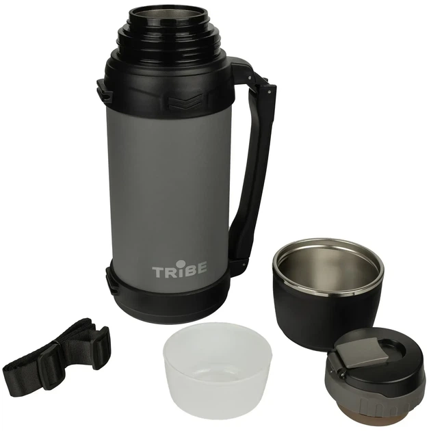 Термос Tribe Family line 2 л T-DG-0001, grey - изображение 3