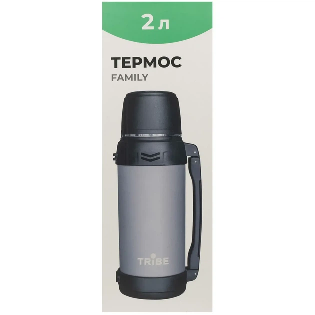 Термос Tribe Family line 2 л T-DG-0001, grey - изображение 11