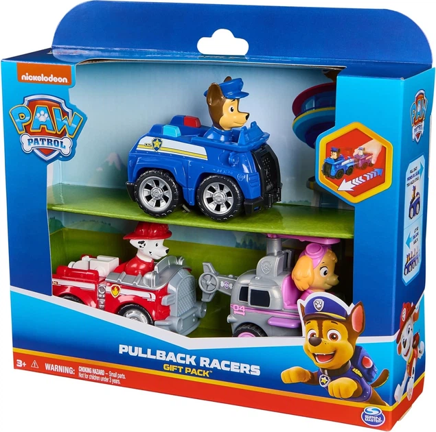 Zestaw pojazdów Spin Master Psi Patrol z napędem wstecznym 3 szt 6070440 (681147024854) - obraz 5