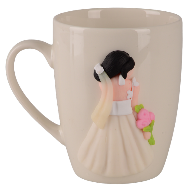 Чашка Limited Edition DREAM BRIDE 340 мл Білий з малюнком - изображение 2