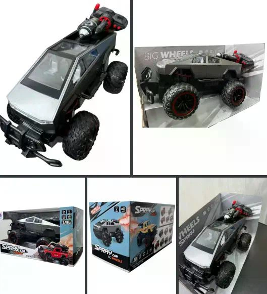 Машинка на радиоуправлении BIG WHEELS SPRAY CAR 0855-247 1:12 серая (03k24p082v2) - Фото 2 Машинка на радиоуправлении BIG WHEELS SPRAY CAR 0855-247 1:12 серая (03k24p082v2) - изображение 2