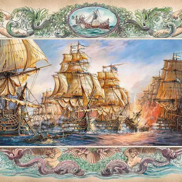 Пазл из 2000 деталей, «Морской бой», (50026) Cherrypazzi - Фото 2 Пазл из 2000 деталей, «Морской бой», (50026) Cherrypazzi - изображение 2