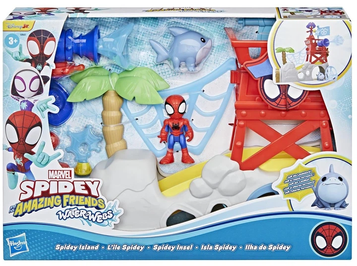 Zestaw do gry Hasbro Spider-Man i jego niesamowici przyjaciele Wyspa Spider-Mana Wodna pajęczyna (5010996308757) - obraz 5