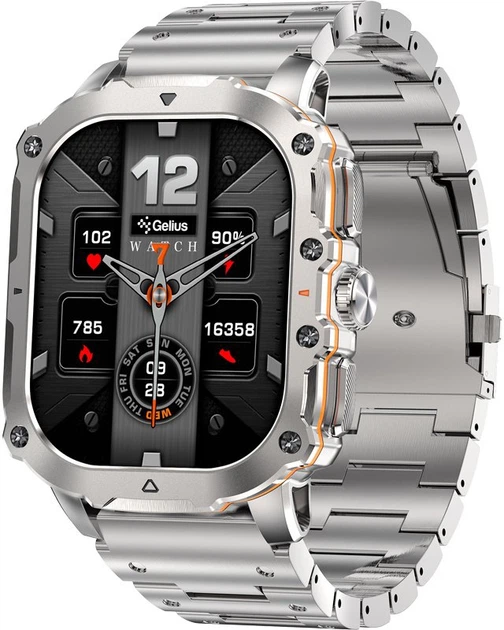 Смарт-часы Gelius Tactical Heavy GP-SW016 Silver Titan (2099901019103) - изображение 3