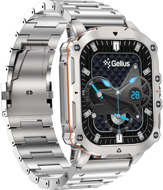 Смарт-часы Gelius Tactical Heavy GP-SW016 Silver Titan (2099901019103) - изображение 9