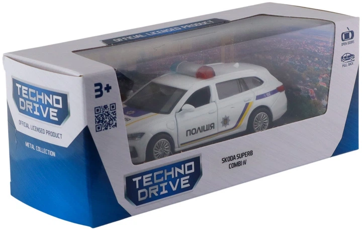Автомодель Techno Drive Skoda Superb Combi iV Полиция (250947) - изображение 13