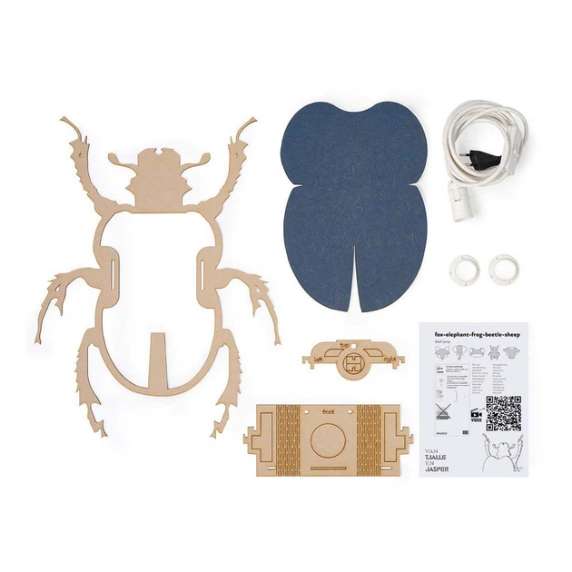 Lampa ścienna Van Tjalle en Jasper chrząszcz Drewniana 3570104 (8720254309385) - obraz 2