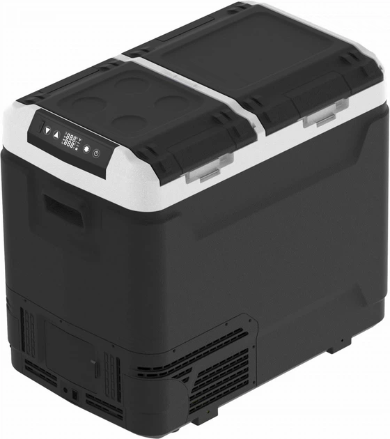 Lodówka samochodowa Platinet przenośna kompresorowa dwukomorowa 60 l PCCRD60 (5907595463102) - obraz 2