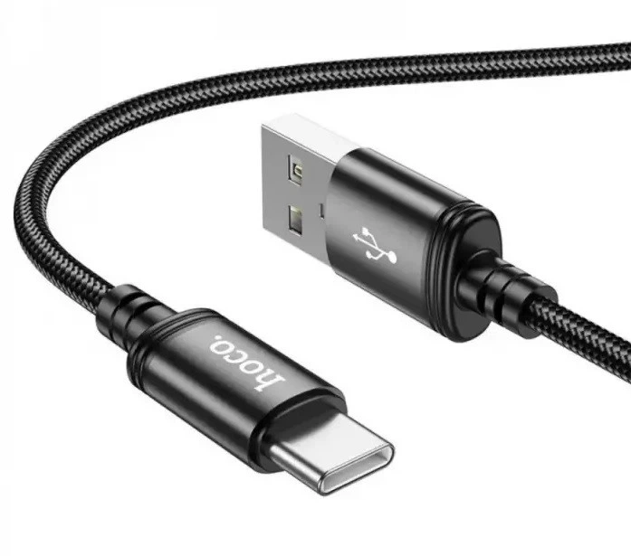 USB Hoco X89 Wind Type-C 3A Черный - Фото 1 USB Hoco X89 Wind Type-C 3A Черный - изображение 1