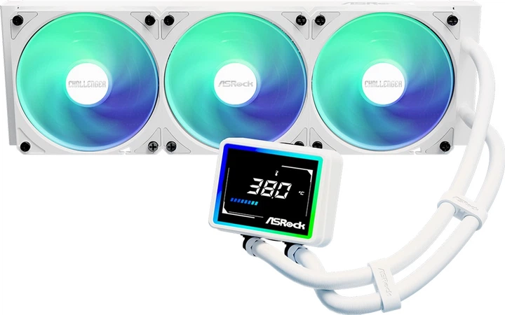 Система водяного охлаждения ASRock Challenger 360 Digital White (90-ACLA36-WAAGA6) - изображение 2