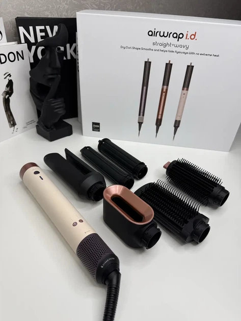 Мультисталер 1600Вт Airwrap Coanda 2x Multi Styler & Dryer HS09 Бежевий - зображення 2