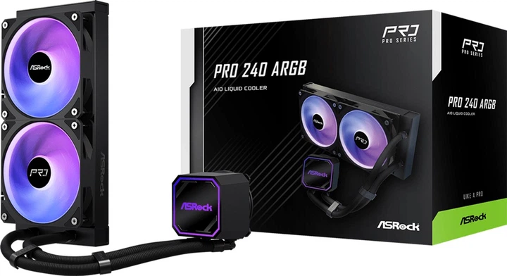 Система водяного охлаждения ASRock Pro 240 ARGB (90-APRA24-BAAGA6) - изображение 11