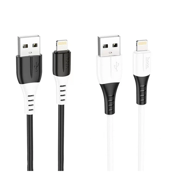 USB Hoco X82 Lightning Чорний - Фото 2 USB Hoco X82 Lightning Чорний - зображення 2