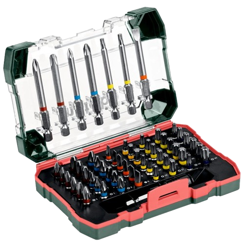 Коробка с насадками Metabo SP 56 штук и магнитный держатель насадок универсальность при работе (626702000) - Фото 2 Коробка с насадками Metabo SP 56 штук и магнитный держатель насадок универсальность при работе (626702000) - изображение 2