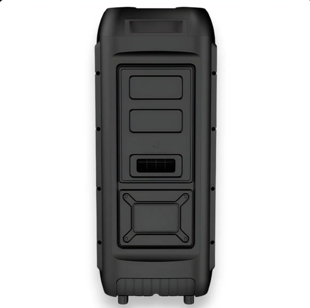 Портативна Bluetooth-колонка SPS ZQS10213 60 Вт з мікрофонами та LED підсвічуванням 6000 mAh Black (10380) - зображення 3