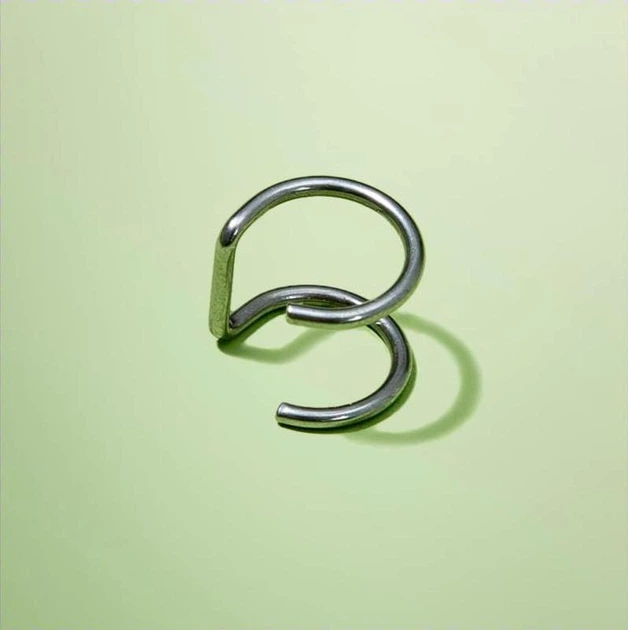Обманка в губу/вухо каффа пірсинг-обманка пірсинг без проколу каффа - Фото 4 Обманка в губу/вухо каффа пірсинг-обманка пірсинг без проколу каффа - зображення 4