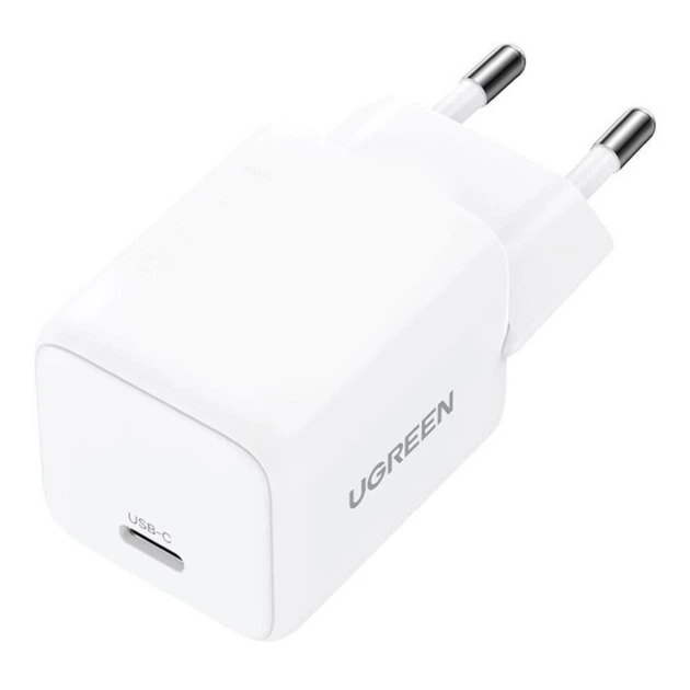 Сітчасте зарядне пристрій UGREEN 20W USB-C GaN Fast Charger EU (UGR-55554) - зображення 4