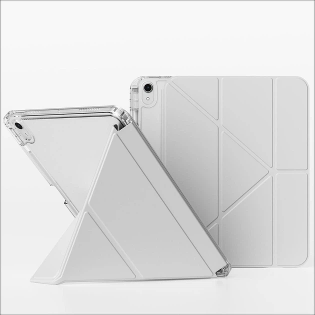 Раздвижной чехол обложка Pulling Separation Y-Fold + Right Pencil Holder BBM1 для iPad 10 2022/2024 10.9"/iPad 11" 2025 (A16) Серый - изображение 6