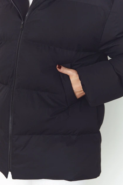 Жіноча зимова куртка з капюшоном Seventeen XXL-3XL Чорний (2000000211329) - зображення 7