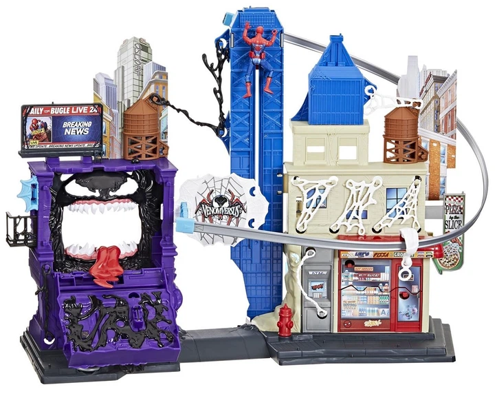 Набор для игры Hasbro Marvel Человек-паук против Венома Город паутины (5010996327062) - Фото 1 Набор для игры Hasbro Marvel Человек-паук против Венома Город паутины (5010996327062) - изображение 1