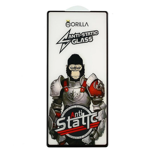 Захисне скло Gorilla для Google Pixel 7a, ESD Anti-Static, 9H, Full Glue, з чорною рамкою - Фото 1 Захисне скло Gorilla для Google Pixel 7a, ESD Anti-Static, 9H, Full Glue, з чорною рамкою - зображення 1