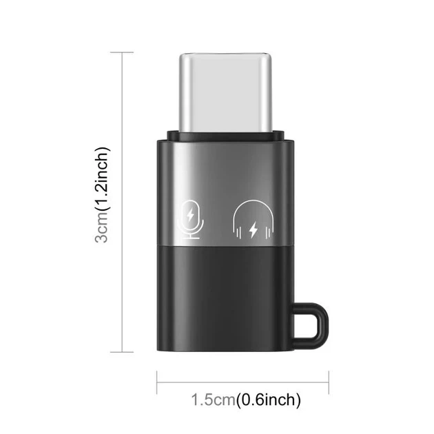 Адаптер переходник с Lightning на Type-C Puluz PU657B для iPhone и USB-C устройств - изображение 2