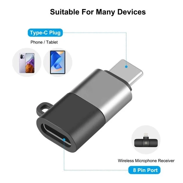Адаптер переходник с Lightning на Type-C Puluz PU657B для iPhone и USB-C устройств - изображение 3