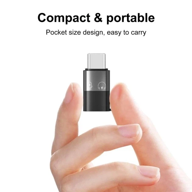 Адаптер переходник с Lightning на Type-C Puluz PU657B для iPhone и USB-C устройств - изображение 4