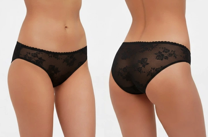 Труси з ефектом легкої утяжки Afina, 061, Чорний, 5XL - Фото 1 Труси з ефектом легкої утяжки Afina, 061, Чорний, 5XL - изображение 1