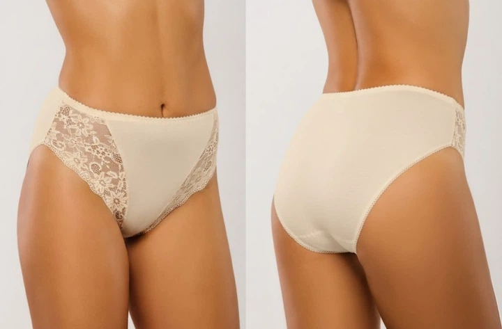 Труси Afina, 015, Молочний, 5XL - Фото 1 Труси Afina, 015, Молочний, 5XL - изображение 1