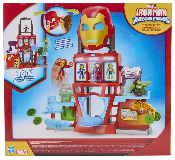 Zestaw do gry Hasbro Marvel Iron Man i super ekipa Baza superbohaterów Iron Quarters (5010996313270) - obraz 5
