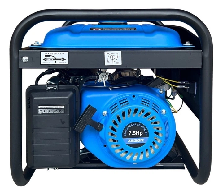 Бензиновий генератор 3.3 кВт Zegor DMM-3300 - изображение 5