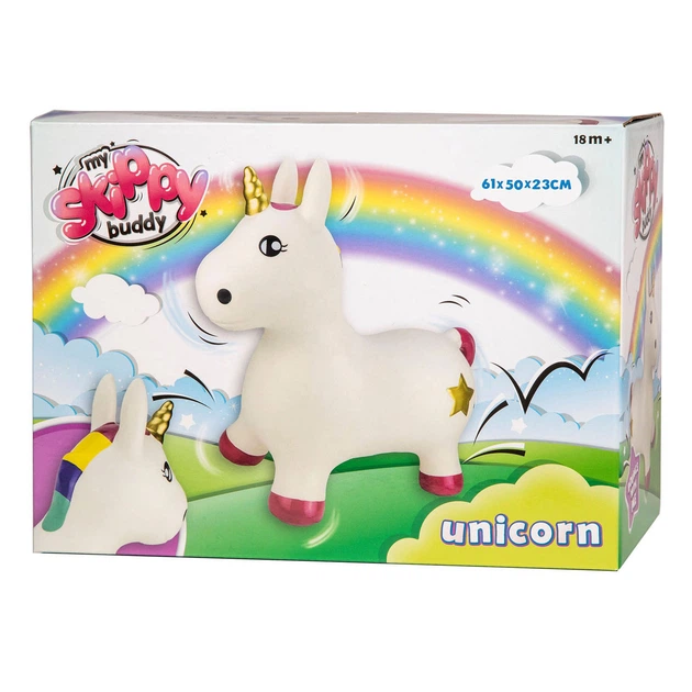 Skoczek dmuchany Skippy Jednorożec 1011164 (8712051089669) - obraz 4