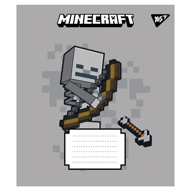 Тетрадь ученическая YES Minecraft Signs 767560 18 листов Разноцветный shop (4823092291578) - изображение 2