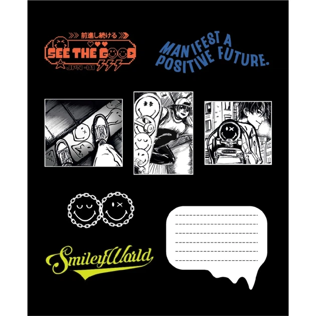 Зошит учнівський YES Smiley World Anime 767656 60 арк. Різнокольоровий shop (4823092292544) - зображення 3