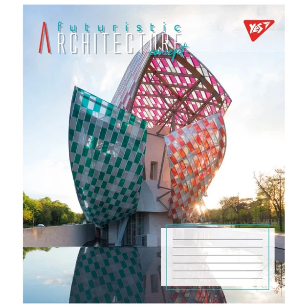 Тетрадь ученическая YES Futuristic architecture 767142 60 листов Разноцветный shop (4823092285706) - Фото 3 Тетрадь ученическая YES Futuristic architecture 767142 60 листов Разноцветный shop (4823092285706) - изображение 3