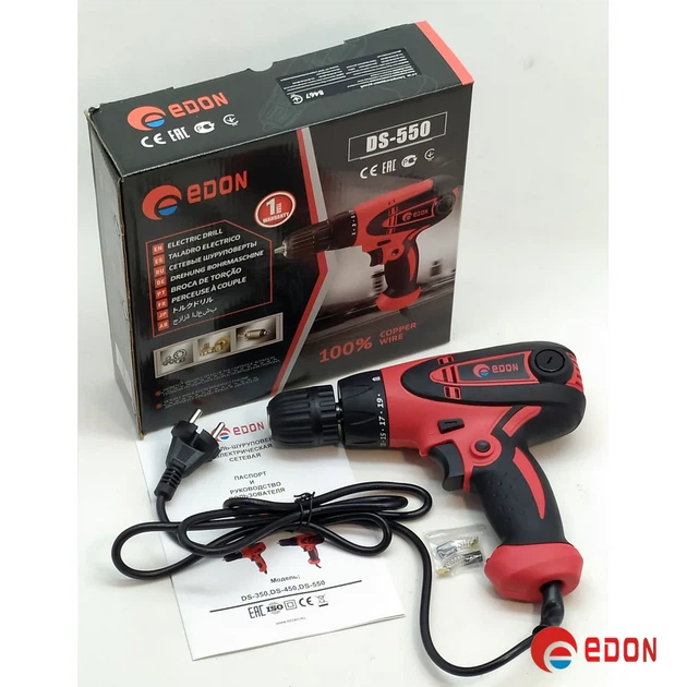 Шуруповерт электрический EDON DS-550 - изображение 5