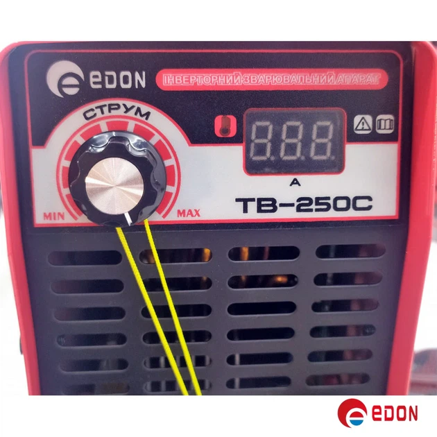 Інверторний зварювальний апарат EDON TB-250C - Фото 3 Інверторний зварювальний апарат EDON TB-250C - зображення 3