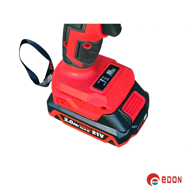 Аккумуляторный шуруповерт бесщеточный EDON ED-21CUN BL (съемный патрон + угловая насадка) - изображение 12
