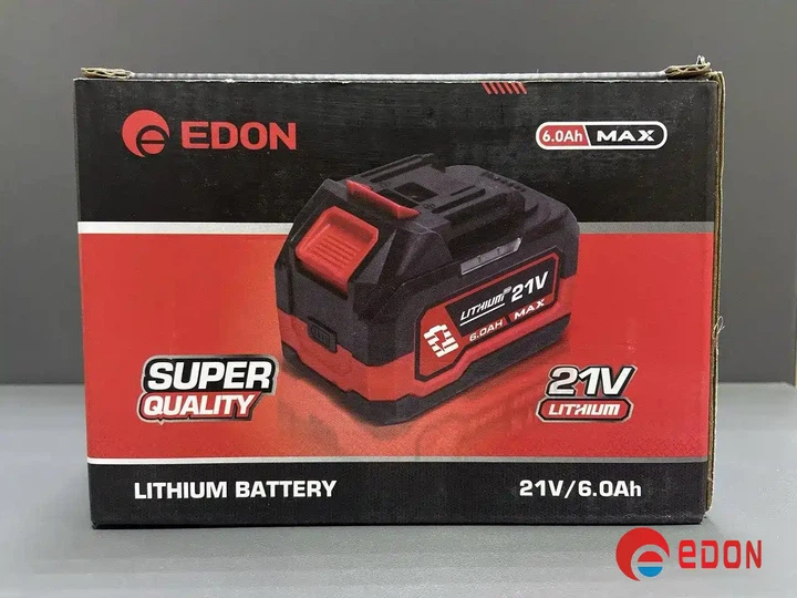 Аккумулятор Edon ED-21/6.0А·час (21В, 6 Ач, посадка MAKITA) - Фото 7 Аккумулятор Edon ED-21/6.0А·час (21В, 6 Ач, посадка MAKITA) - изображение 7