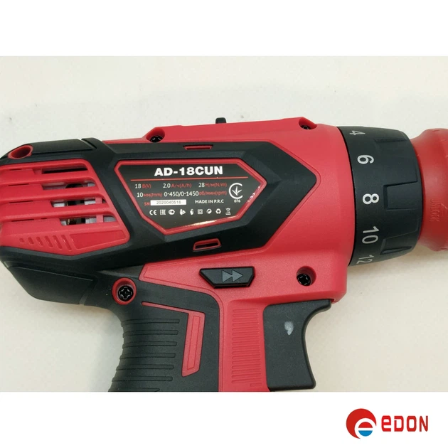 Акумуляторний шурупокрут EDON AD-18CUN (з'ємний патрон) - зображення 5