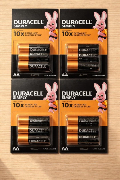Набор батареек Duracell AA LR06 MN1500, 16 шт. - Фото 1 Набор батареек Duracell AA LR06 MN1500, 16 шт. - изображение 1